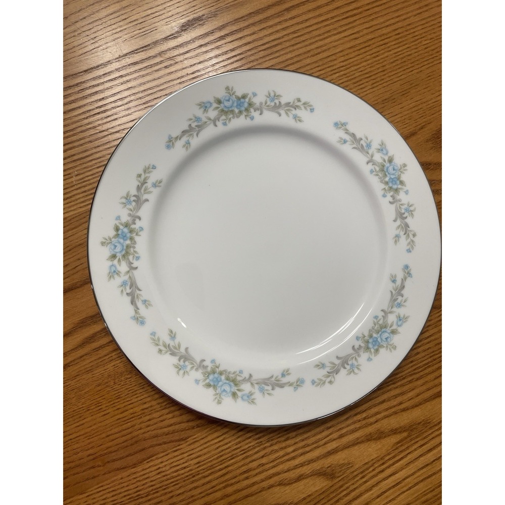 Vintage Royal Court Japan "Blue Fantasy" Fine China Dinner Plates -Set Of 2